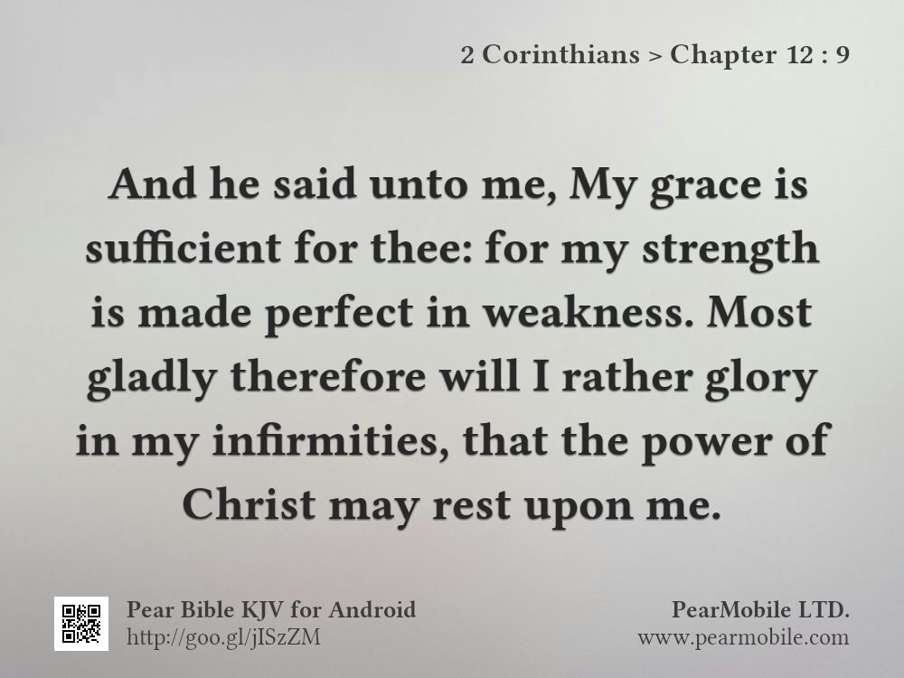 2 Corinthians, Chapter 12:9